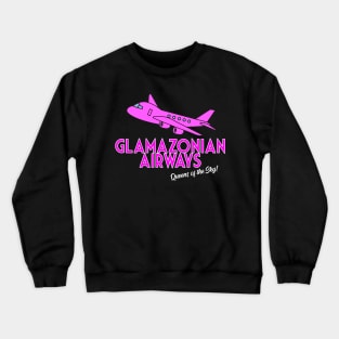 Glamazonian Airways Crew Tee Crewneck Sweatshirt